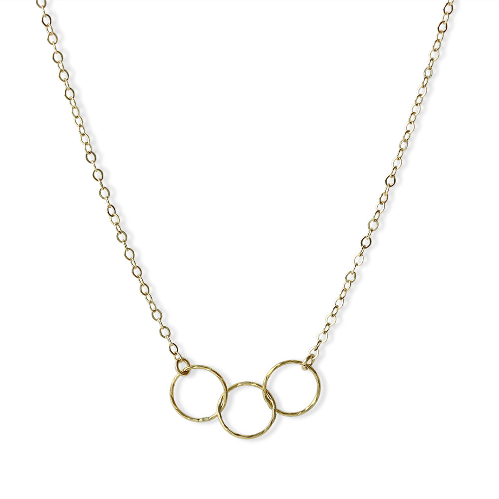 Dainty and delicate gold necklace.  Handmade.  Chains by Lauren