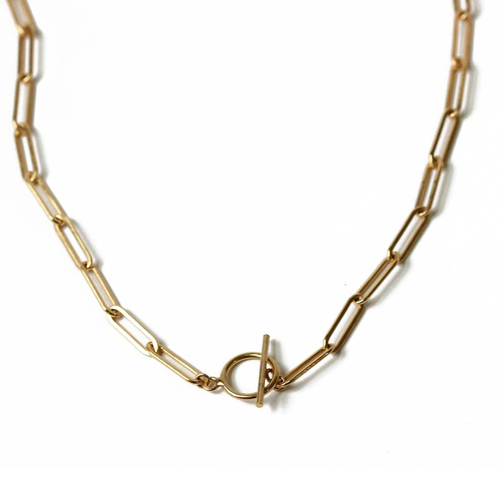 Paper clip chain choker by Chains by Lauren.  Handmade.  Chains by Lauren