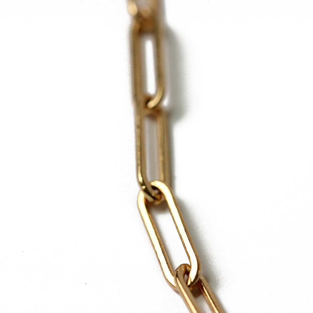 Close up of the paper clip chain on the paper clip chain choker by Chains by Lauren. Handmade. Chains by Lauren