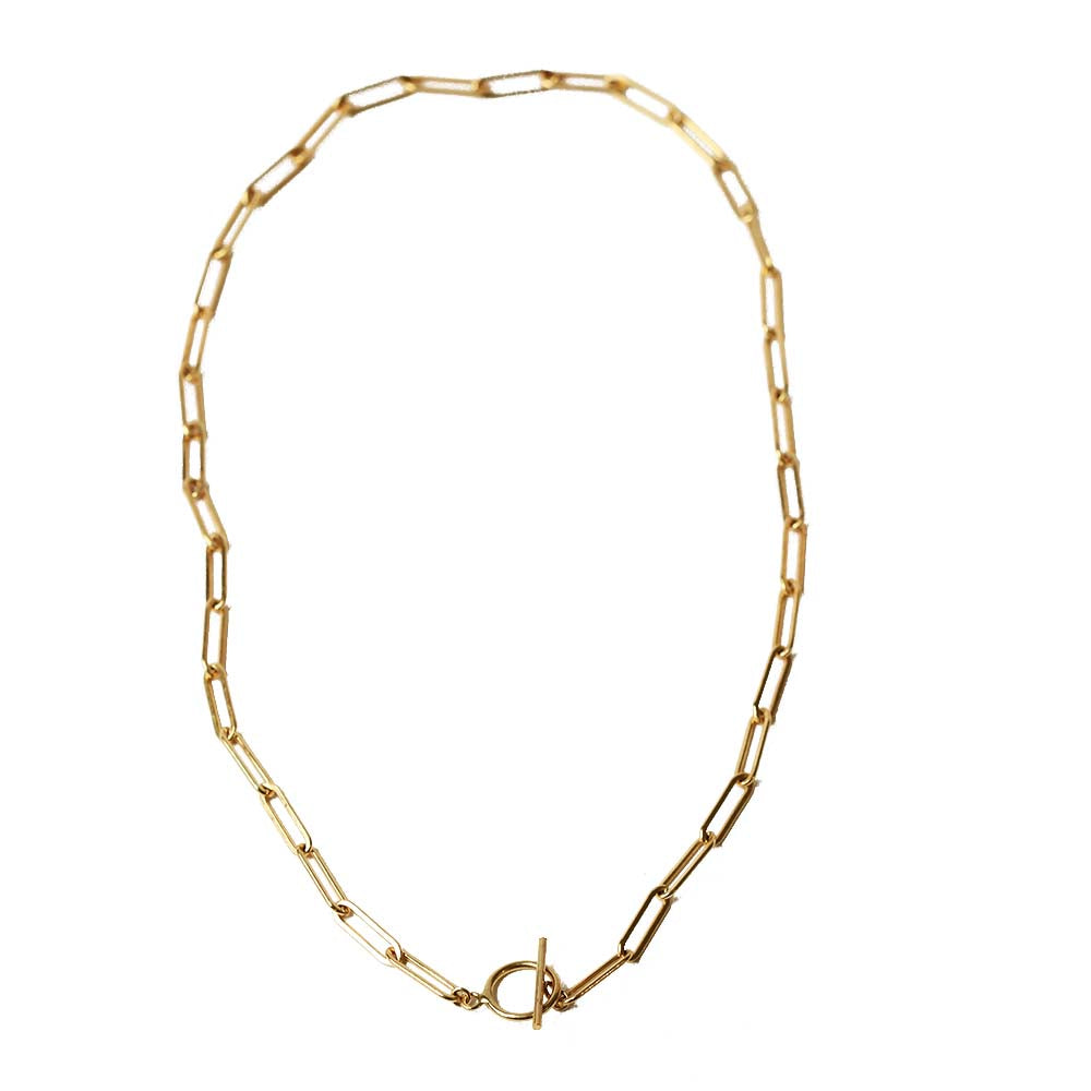 Paper clip chain choker by Chains by Lauren. Handmade. Chains by Lauren