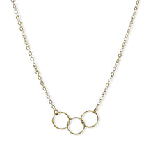 Dainty and delicate gold necklace.  Handmade.  Chains by Lauren