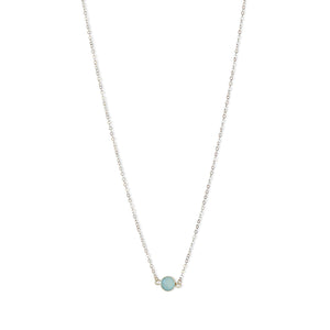 Our 14K Gold Filled Chalcedony Stone Necklace is more than just a beautiful accessory; it's a piece of jewelry that infuses your style with a touch of the spiritual and a dash of elegance.
