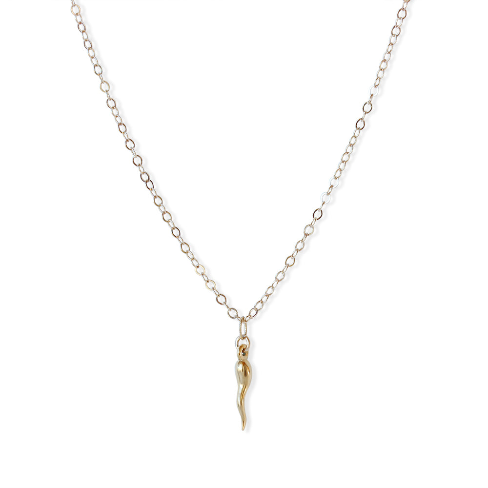 The dainty Italian horn necklace is a symbol of heritage, protection, and timeless style.