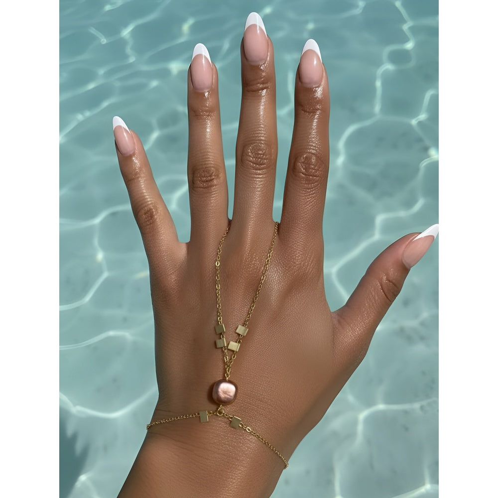 Soleil Pearl Handchain | Saint-Tropez