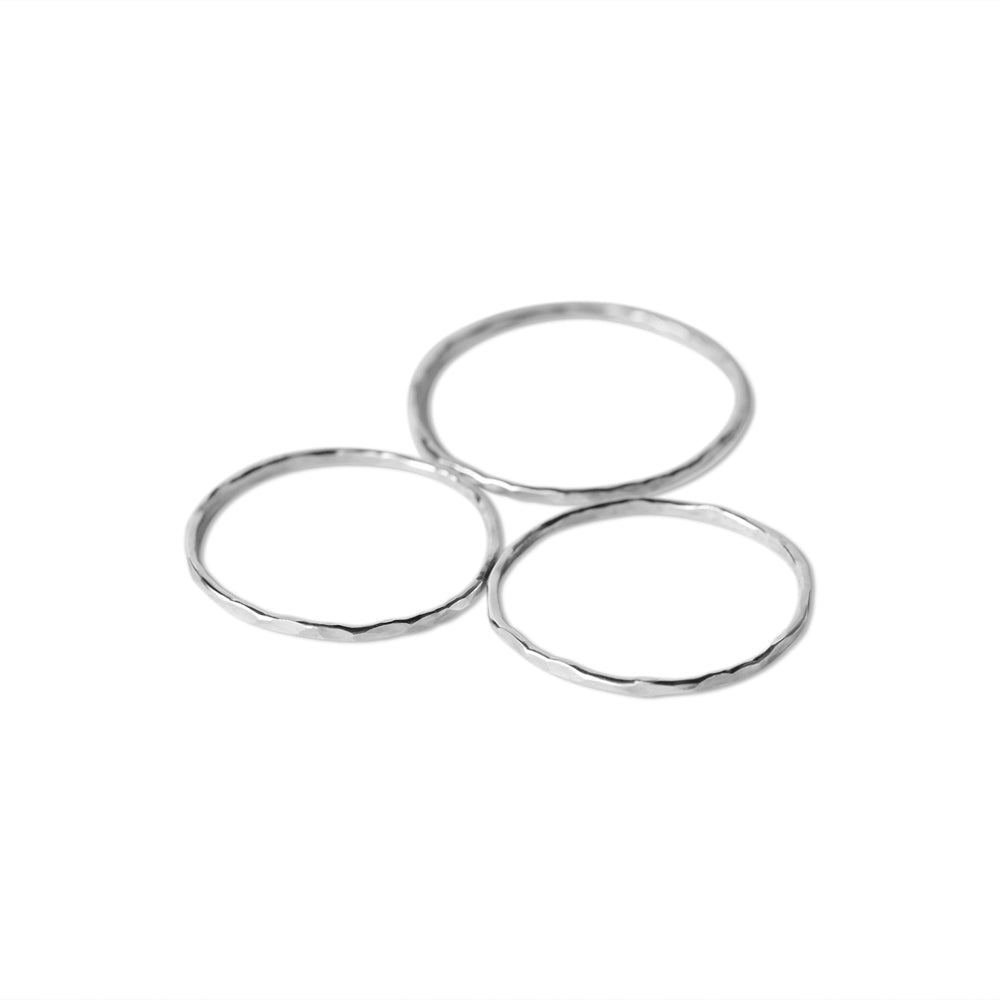 Sterling Silver Stacking Rings Nosara