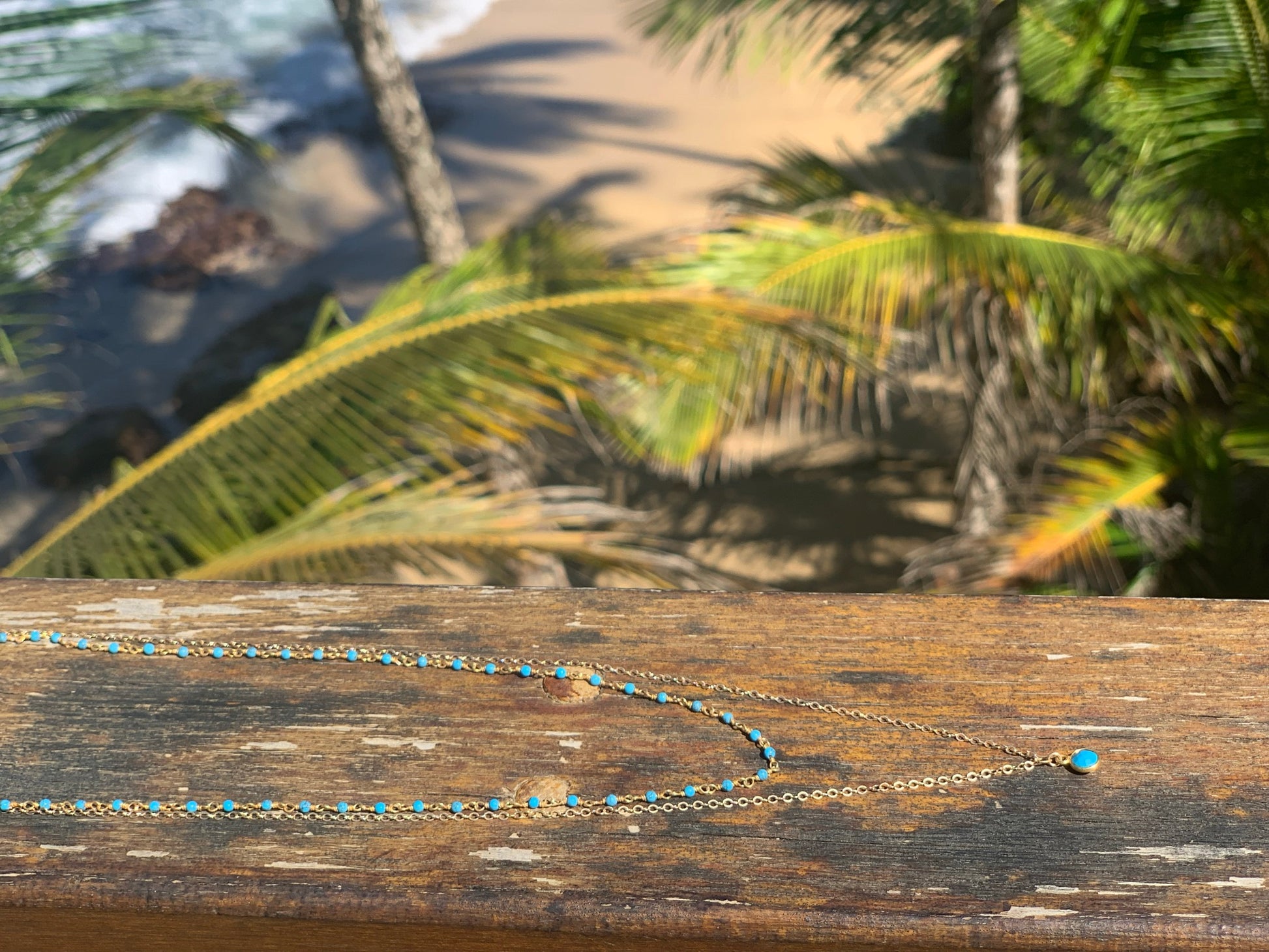 Turquoise Layering Necklace | Playa Blanca
