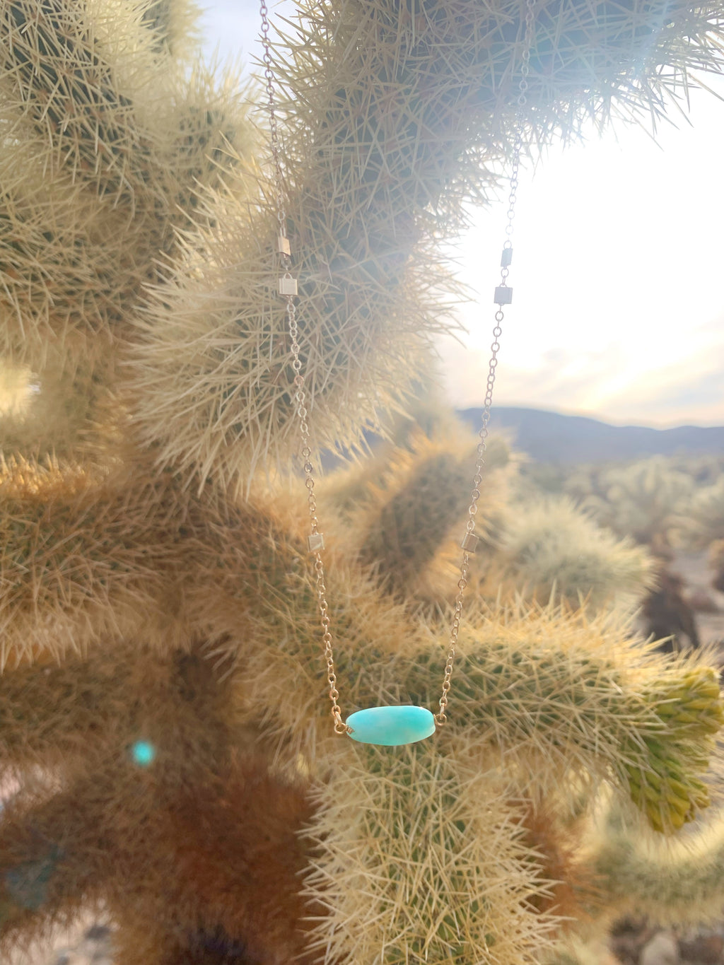 Gold Amazonite Necklace | Canguu Beach