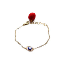 This dainty evil eye stacking bracelet is perfect for stacking.  The evil eye is worn to protect against misfortune.  Chains by Lauren