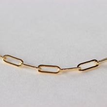 Gold filled paperclip chain anklet.  Adjustable so one size fits all.