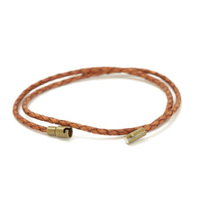 Men's brown wrap leather bracelet.  Easy to put on yourself!   Perfect for extra tiny wrist and also available in XL sizes for men.  Need help with your size?  Take your snug wrist measurement and add 1/2!  That's it!.  Ships worldwide!  Chains by Lauren
