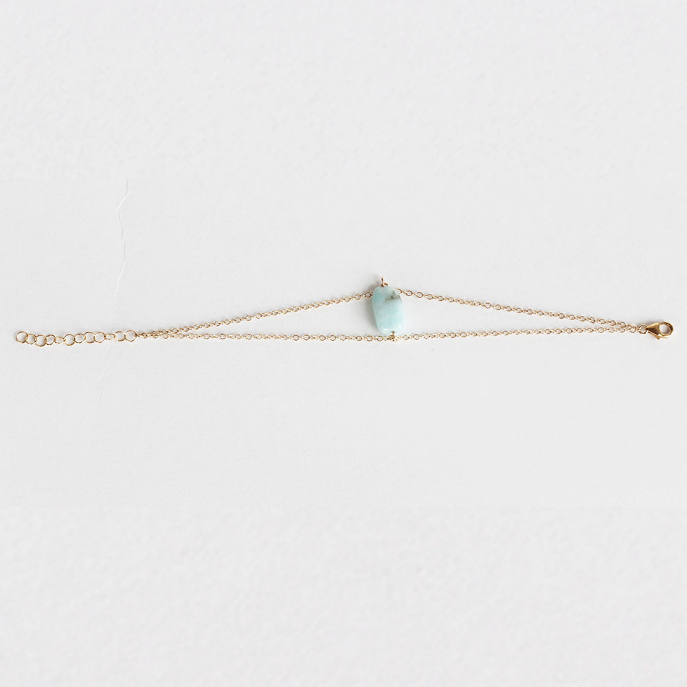 Semi-precious stone bracelet.  Chains by Lauren
