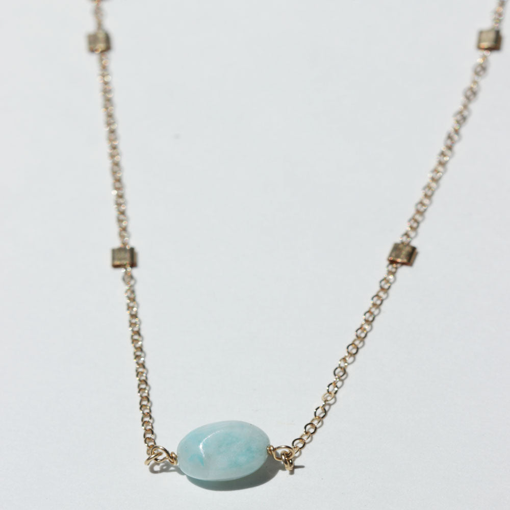 Gold Amazonite Necklace | Canguu Beach