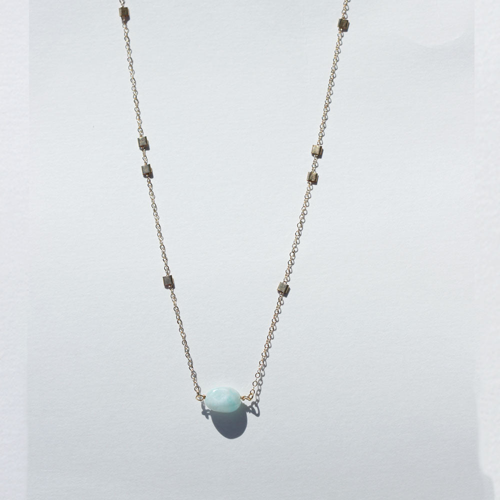 Gold Amazonite Necklace | Canguu Beach