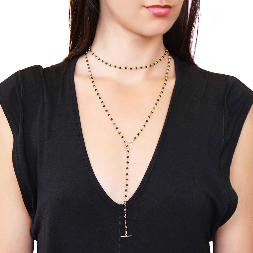 ネックレスlouren lariat long necklace
