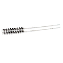Super light weight black Grecian threader earrings.