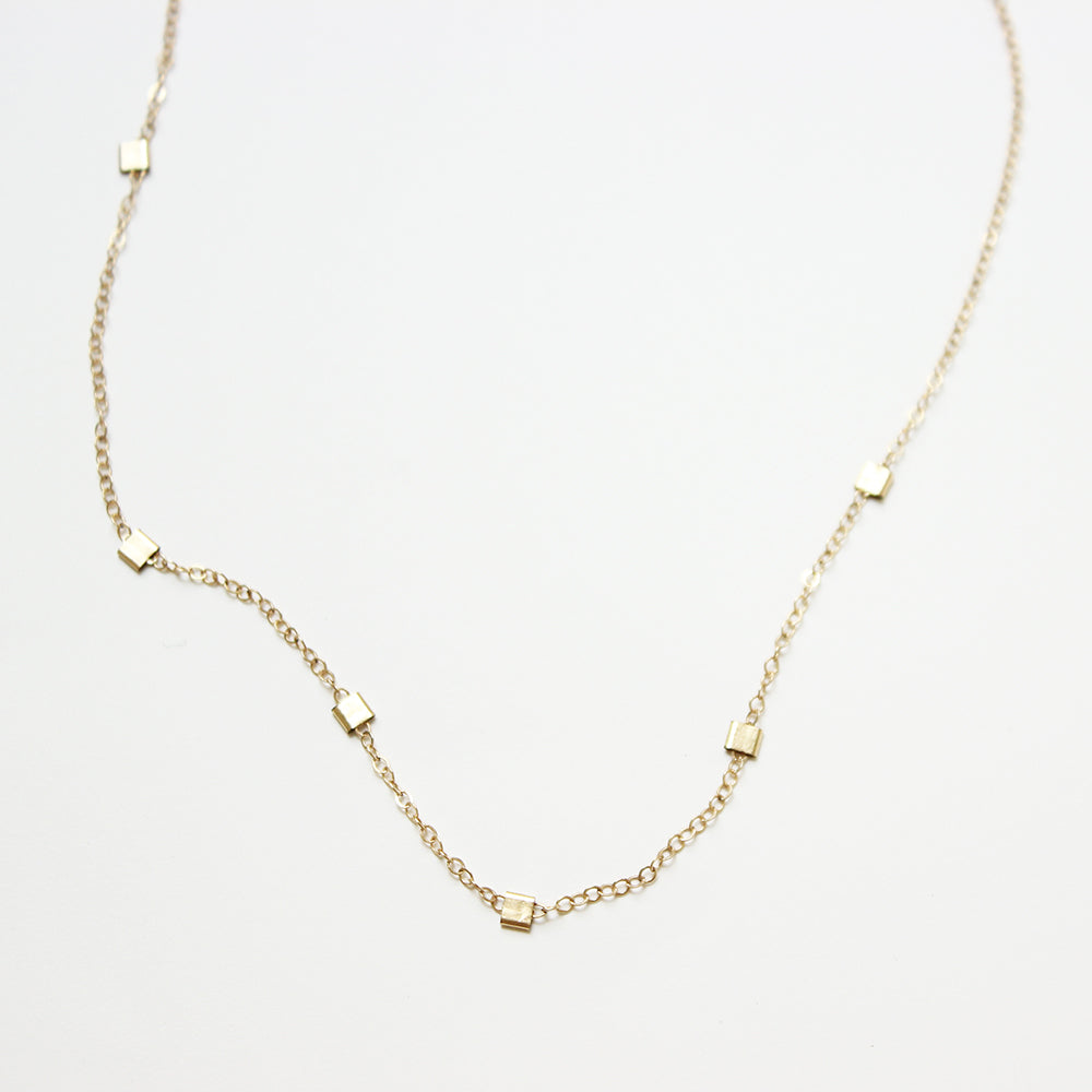 Floating Bead Gold Fill Choker
