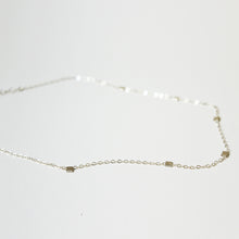 Floating Bead Silver Choker