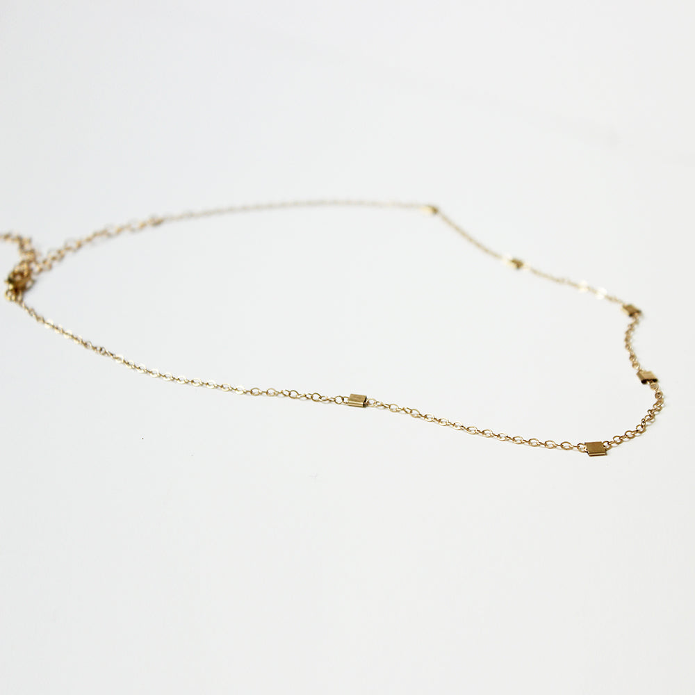 Floating Bead Gold Fill Choker