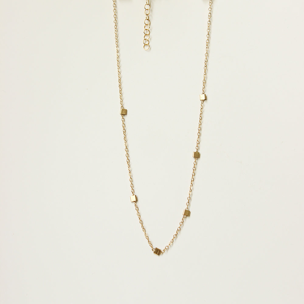 Floating Bead Gold Fill Choker