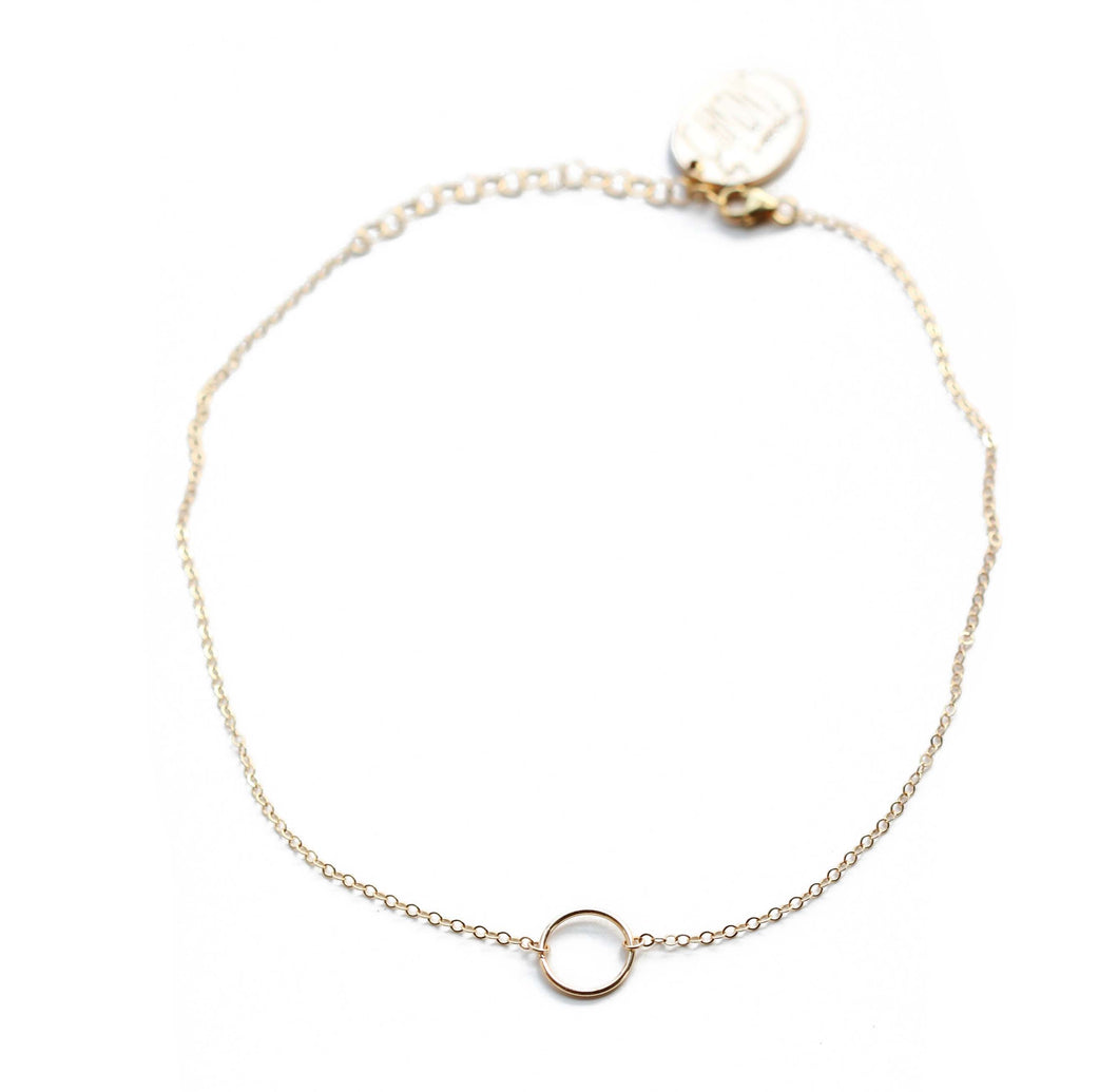 Gold Fill Circle Choker