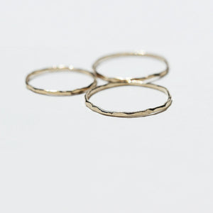 Gold filled stacking rings.  Find them at chainsbylauren.us.
