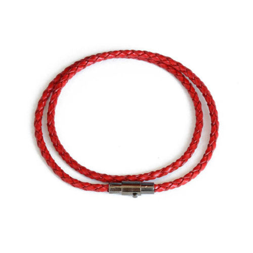 Unisex thin Double Wrap Bracelet.  Chains by Lauren