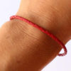Unisex thin Braided Bracelet.  Chains by Lauren