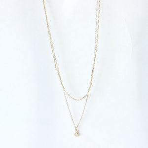 Pearl layering necklace found at chainsbylauren.us.