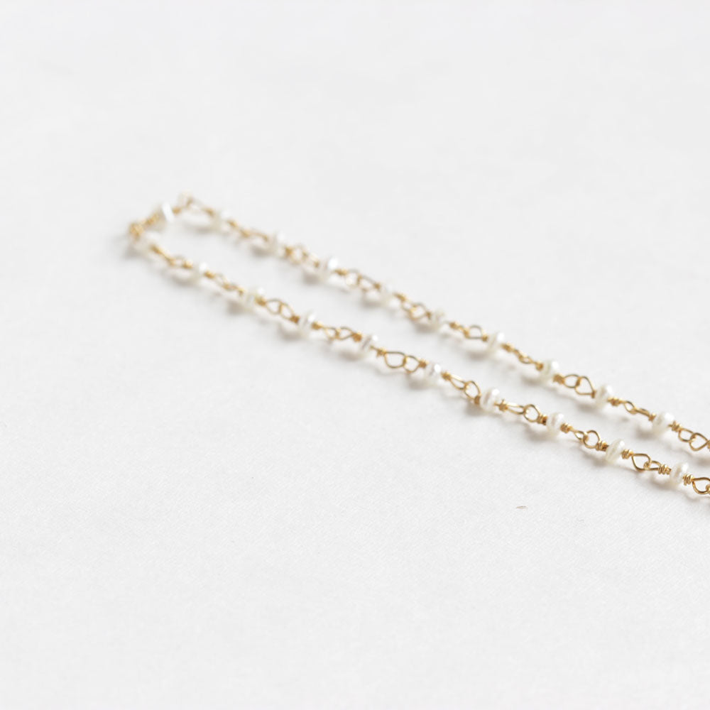 Pearl Handchain Bracelet.  Perfect for layering or wearing alone.  Chains by Lauren