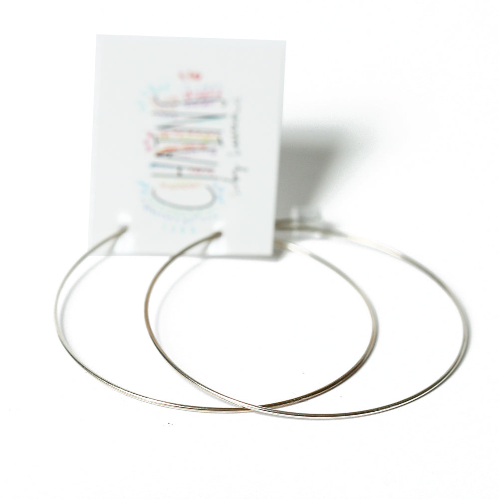 Silver Hoops | Anse du Gouverneur