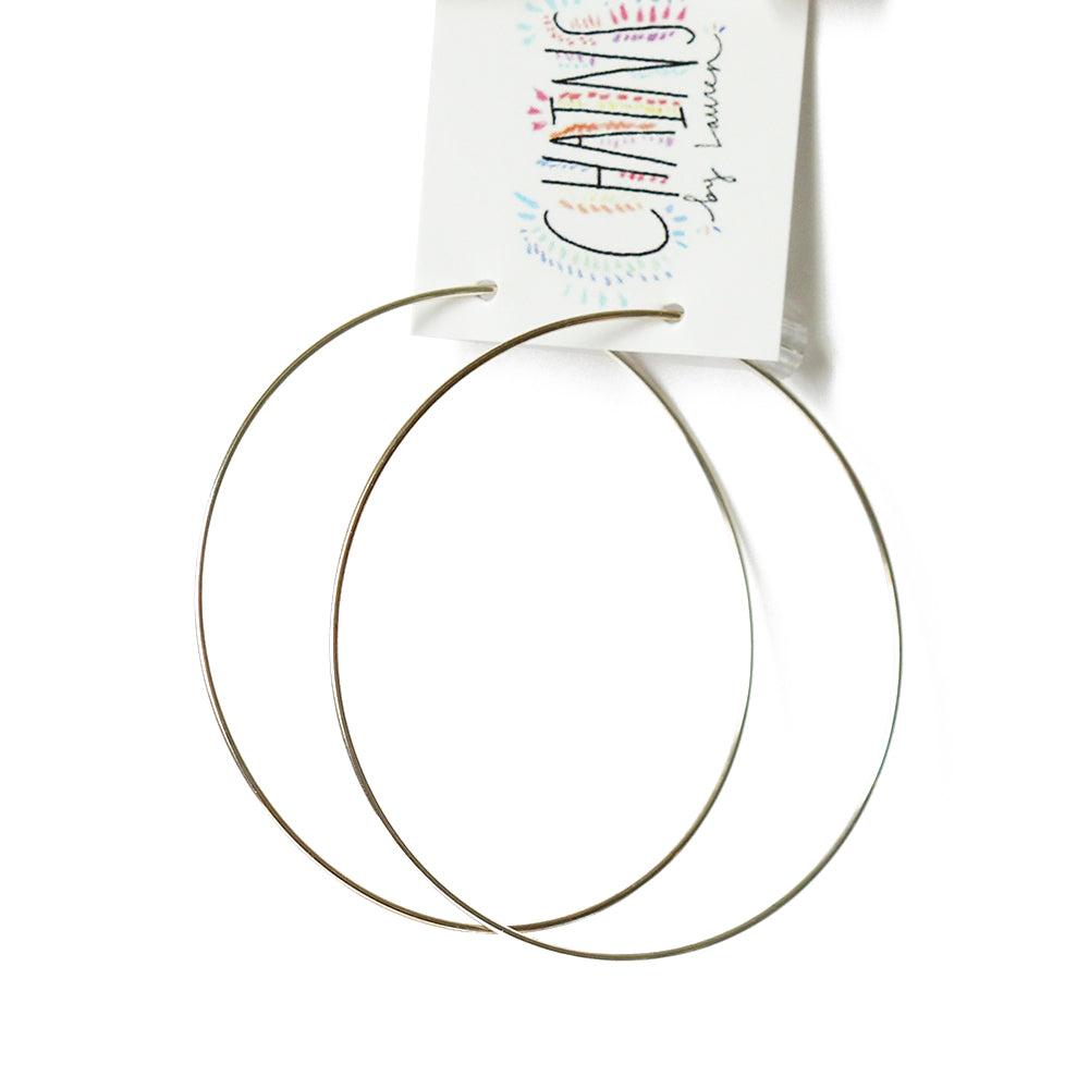 Silver Hoops | Anse du Gouverneur