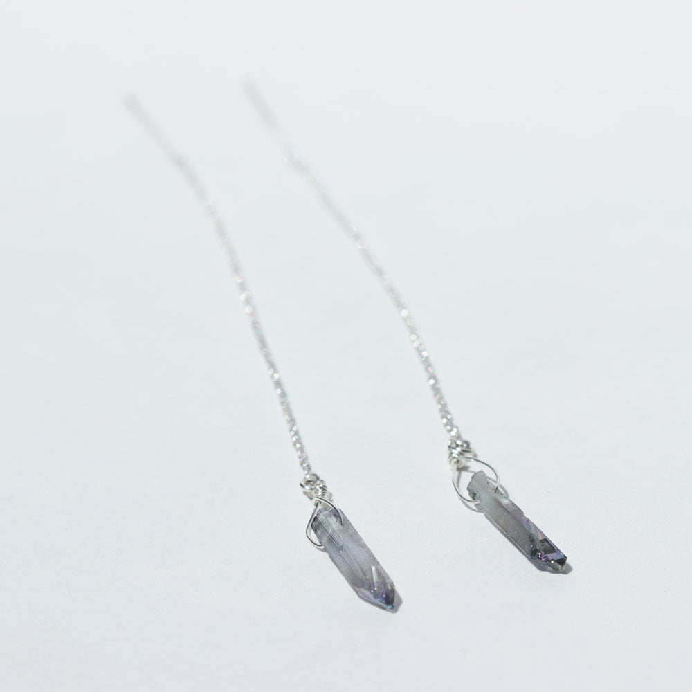 Silver gem threaders.  Find these at chainsbylauren.us